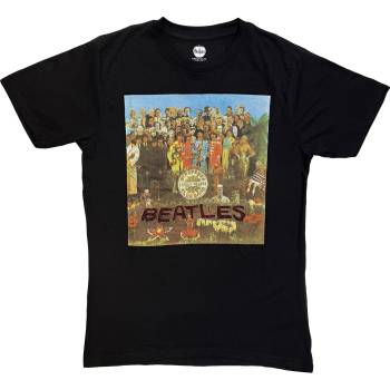 The Beatles Sgt Pepper Crystals (Embellished) Black XL Риза (BEATTEE458MB04)