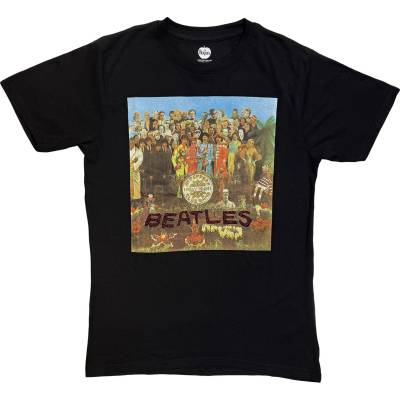 The Beatles Sgt Pepper Crystals (Embellished) Black XL Риза (BEATTEE458MB04)