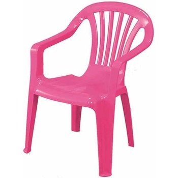 IPAE Dětská židlička plast/růžová