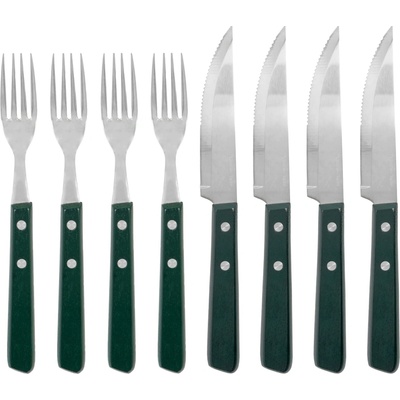 Nicolas Vahé Sada příborů z nerezové oceli Steak Green 8 ks