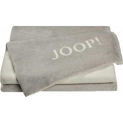Biederlack JOOP! Uni Doubleface Rauch-Ecru pléd 150x200