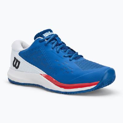 Мъжки обувки за тенис Wilson Rush Pro Ace Clay deja vu blue/ white/ infrared