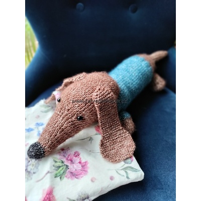 Kreativní sada na pletení Hardicraft - Jezevčík Ria 30 cm