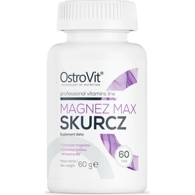OstroVit Magnez Max Skurcz, 60 таблетки, OstroVit