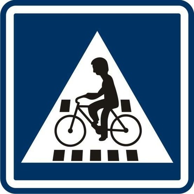 Dopravní značka IP7 Přejezd pro cyklisty