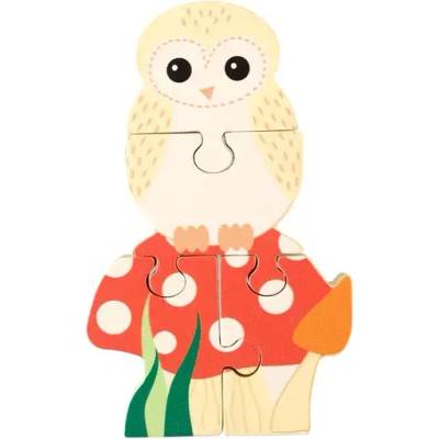 Orange Tree Toys Дървен Пъзел " Горска Сова" - Woodland Animals (OTT06289)
