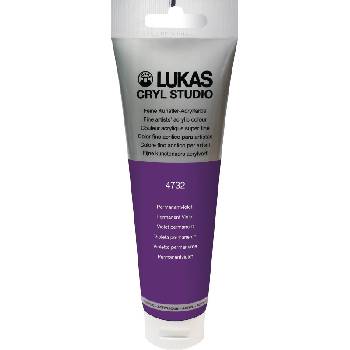 LUKAS Cryl Studio Plastic Tube АКРИЛНА боя Permanent Violet 125 ml 1 бр (747320012)