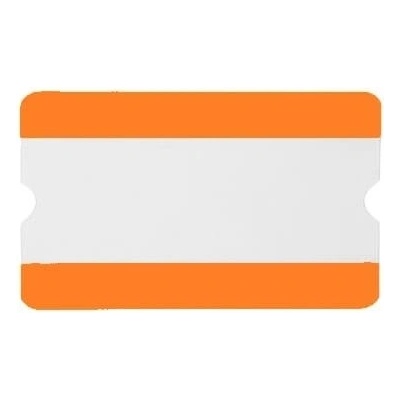 Samolepicí vyznačovací kapsy WT-5118, 1/2 A4 otevřená – PVC, oranžová, 303×187 mm, balení 10 ks