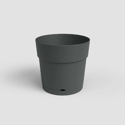 Artevasi Květináč CAPRI 50cm plast tm.šedá anthracite
