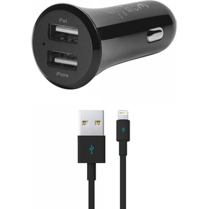 Ttec Зарядно за кола ttec - Quantum Duo, USB-A, 12W, черно (8694470546940)