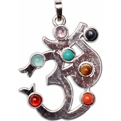 Nefertitis Čakrový přívěsek symbol Óm NF24510