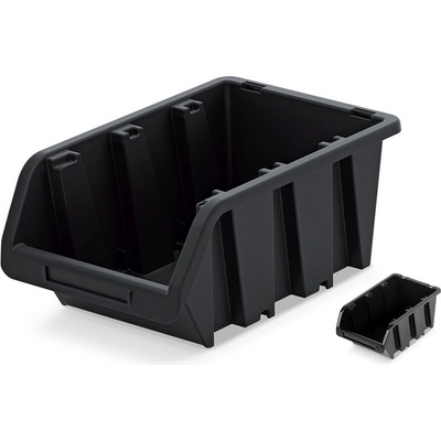 Prosperplast box úložný skladovací 115x80x60mm TRUCK KTR12-S411 čierny plastový