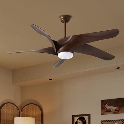 ZEVENTI - LED таванен вентилатор LUCCA LED/18W/230V Wi-Fi Tuya кафяв + дистанционно (ZV0029)