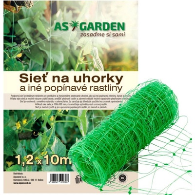 AS Garden Síť pro pěstování okurek PVC 1,2 x 10 m 10326AQ – Zbozi.Blesk.cz