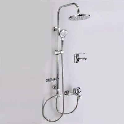 Inter Ceramic Душ система със смесител, пита, слушалка и шлаух ICT 6639, Inter Ceramic (6639 ЕКО)