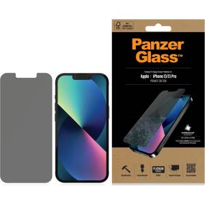 Panzer Стъклен протектор PanzerGlass за Apple iPhone 13 / 13 Pro, Privacy, Antibacterial - Черен