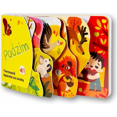 Tvarované leporelo se zvuky - Podzim