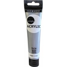 Daler Rowney Simply akrylová farba silver 75 ml 1 ks