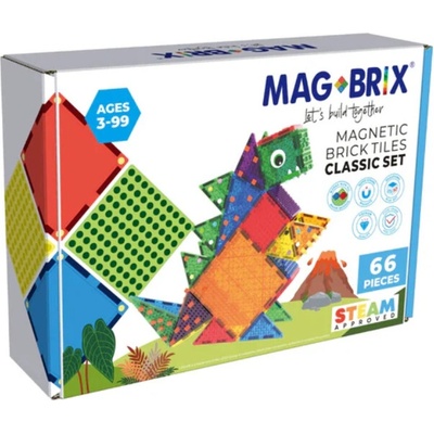 MAGBRIX Magnetická stavebnice 66 ks