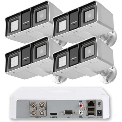 HIKVISION Готов Комплект ZK41060E 4 Камери Hikvision 2MP Dual-Light Аудио 60m (ZK41060E)