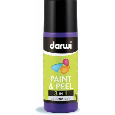 Darwi Paint & Peel 3v1 zlupovacia farba na sklo 80 ml fialová