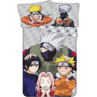 Jerry Fabrics Vrátane plátna Naruto Grey 140x200 70x90