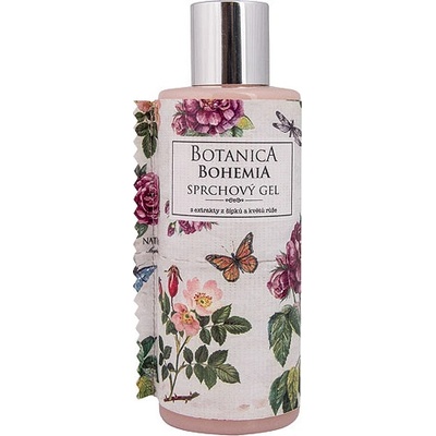 Bohemia Gifts & Cosmetics Botanica Šípek a ruže sprchový gél 200 ml