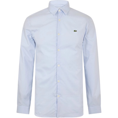 Lacoste Men's Long-Sleeve Oxford Shirt - Blue J2G