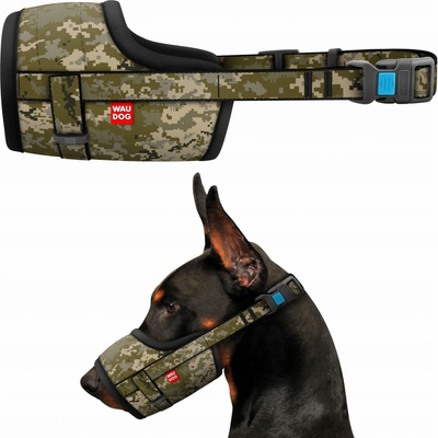 WAUDOG Náhubok pre psa Nylon vzor Military XL 35-43 cm