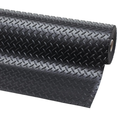 Notrax 737 Diamond PVC priemyselná rohož s protišmykovým vzorom 4,7 mm čierna 91 cm x 22.8m