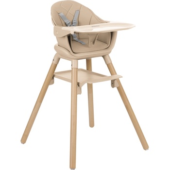 KikkaBoo Стол за хранене 6в1 Woody Beige 2024 (31004010174)