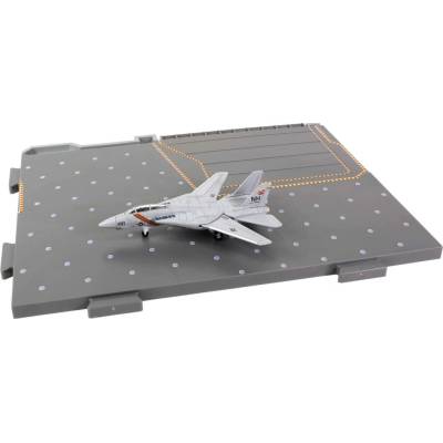 Forces of Valor Section #E deck + F-14A BuNo. 159833 VF-114 Aardvarks CVW-11 Operation Praying Mantis Persian Gulf USS Enterprise CVN-65 1988 1:200