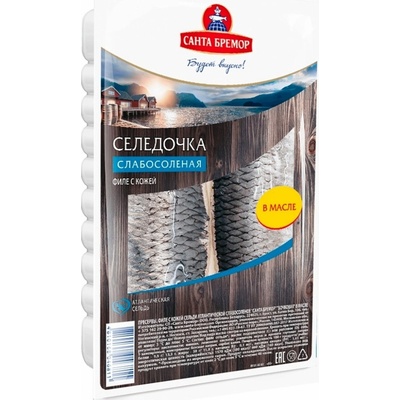 Santa Bremor Filety sledě v oleji 170 g