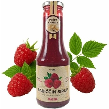 Nature Notea Babiččin sirup Malina 0,5 l