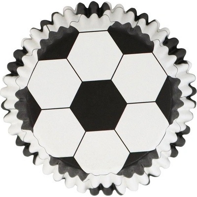 PME Košíčky papírové s fólií Fotbal28x 50mm 30ks