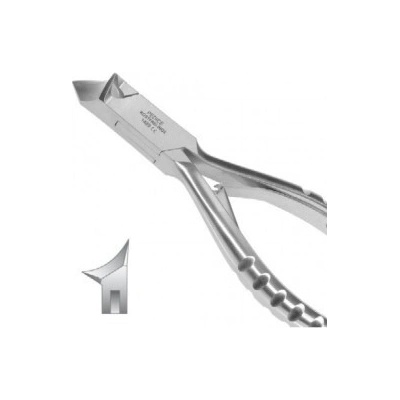RAUE Instruments Pedice kliešte na nechty s postranným ostrím 14 cm / 24 mm INOX