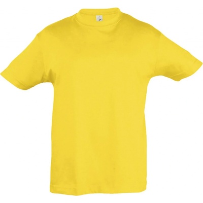 Sols dětské triko s krátkým rukávem REGENT kids 11970301 Gold
