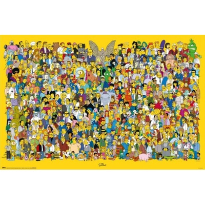 Plakát The Simpsons Cast