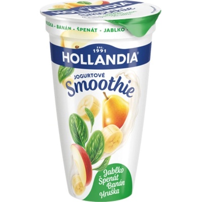 Hollandia Balance jogurtové smoothie banán hruška, jablko špenát 230 g – Zbozi.Blesk.cz