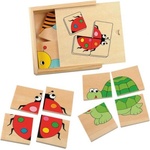 Woodyland Мини пъзел Калинка в дървена кутия (90328)