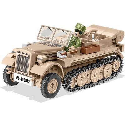 Cobi 2273 World War II Nemecké polopásové vozidlo Sd.Kfz10 DEMAG D7