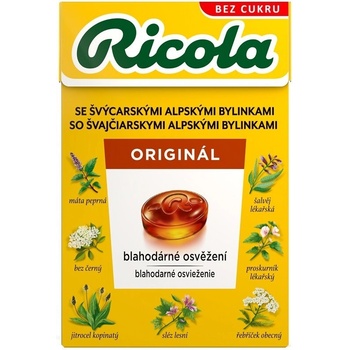 RICOLA Bylinný Originál bez cukru 40 g