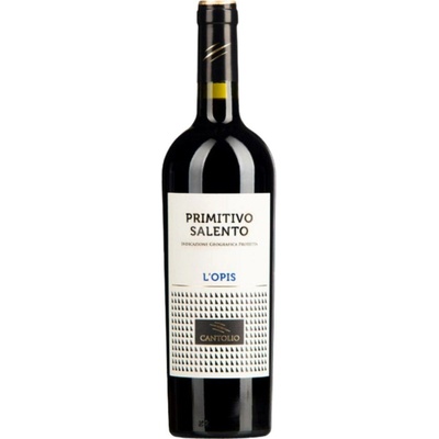 Cantolio Cantelio Opis Primitivo di Manduria DOP 0,75 l, suché červené, 13,5 % (holá lahev)