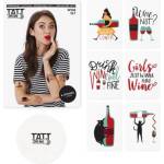 TATTonMe Татуировки за жени Вино комплект (TSWine)