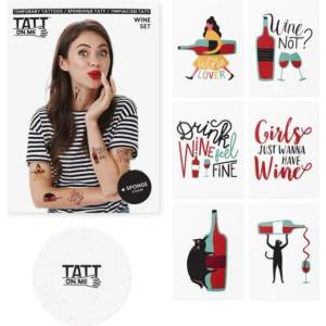 TATTonMe Татуировки за жени Вино комплект (TSWine)