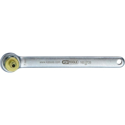 KS Tools Odvzdušňovací klíč brzdy velmi krátký 7 mm zelený 160.0726