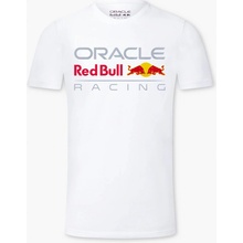 Redbull tričko Oracle Logo bright white