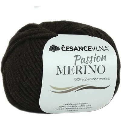 100% Merino příze - Passion hnědá