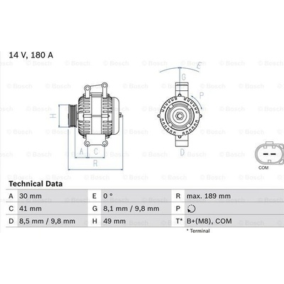 Generátor BOSCH 0 986 048 840