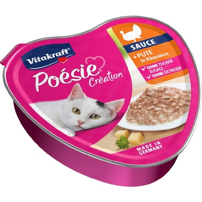 Vitakraft Poésie Création Morčacie mäso v syrovej omáčke 15 x 85 g